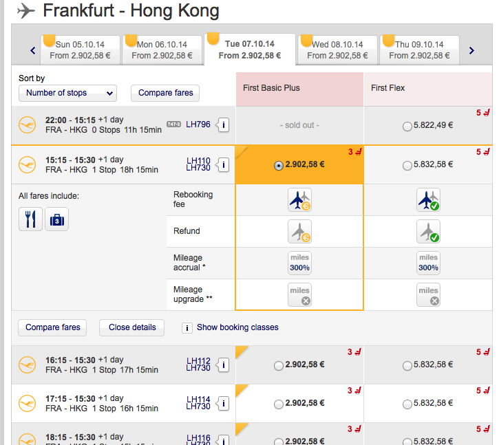 Is it possible to downgrade a business/first class flight to economy without the ticket purchaser knowing?