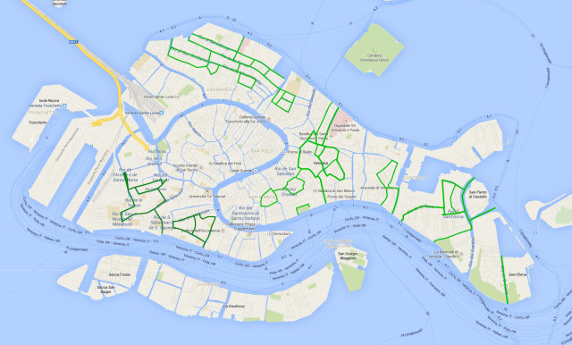 Does it make sense to use a kayak or canoe in Venice?