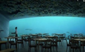 Europe's first underwater cafe