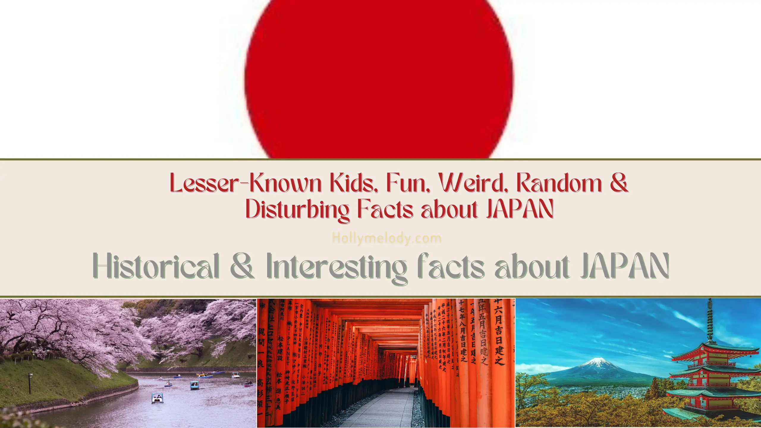 Lesser-Known Kids, Fun, Weird, Random & Disturbing Facts about JAPAN | Historical & Interesting facts about JAPAN