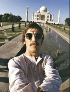 Taj mahal first selfir