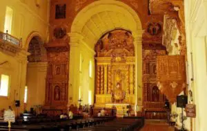 Basilica of Bom Jesus inner part