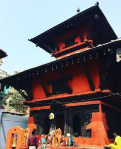 Varanasi, Nepali temple
