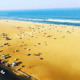 chennai, second largest beach