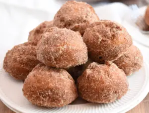 Fried biscuits and apple butter