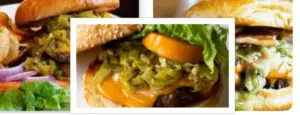 Green Chile Cheeseburger